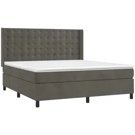 vidaXL Boxspringbett 180 x 200 cm Grau