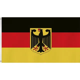 Normani Fahne Flagge 300 cm × 500 cm | Schwarz/Rot/Gelb