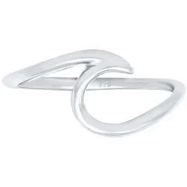Elli Ring 925 Sterling Silber Wellen in Silber | Gr.: 50