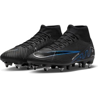 Nike Zoom Superfly 9 Academy Sg-Pro Ac Stollen-Fußballschuhe Herren 040 - black/chrome-hyper royal 43
