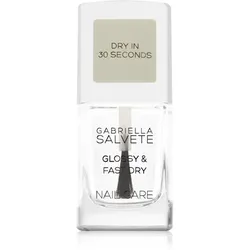 Gabriella Salvete Nail Care Glossy & Fast Dry schnell trocknender Decklack für Nägel 11 ml