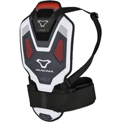 Macna Vault, Rückenprotektor Level 2 - Schwarz/Weiß/Rot - M