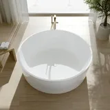 rivea Izumi Freistehende Badewanne Ø 150 x 58 cm (BR0121WH)