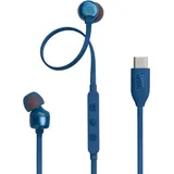 JBL Tune 310C, In-Ear Wired USB-C Headphone with High Resolution, Blue