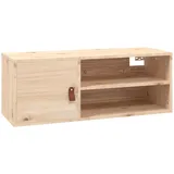 Gecheer Wandschrank 80x30x30 cm Massivholz Kiefer, Hängeschrank Wandschrank Medizinschrank Aufbewahrungsschrank für Bad Küche Homeoffice818385