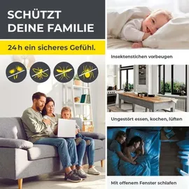 EasyMaxx Insektenschutzgitter 130 x 150 cm Schwarz