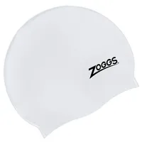 Zoggs Badekappe Silicone Cap, White, onesize, 300772