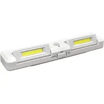 Heitech COB LED Lichtleiste mit Bewegungsmelder innen - Wandleuchte mit einstellbarer Lichtstrahlung - Batterie Nachtlicht kabellos als Schranklicht, Schrankleuchte uvm