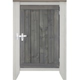 Gartenschrank/Outdoorküche Konsta Typ 561 inkl. 1 Tür 60 x 60 x 88 cm hellgrau-c