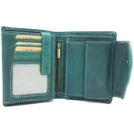 Jockey Club Damen Geldbörse mit RFID-Blocker petrol