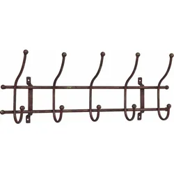 Hakenleiste AMBIENTE HAUS, braun, B:12cm H:62cm T:24cm, Hakenleisten