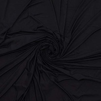 Modal French Terry Sweatshirtstoff in Schwarz als Meterware zum Nähen, 50 cm