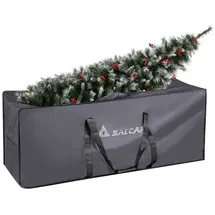 salcar Aufbewahrungstasche für Weihnachtsbaum 150 x 50 x 60 cm 1-tlg. grau