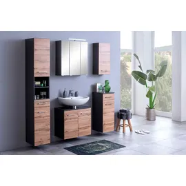 WELLTIME Avignon Unterschrank 30 x 79 x 35 cm Braun/Grau