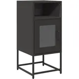 vidaXL Nachtschrank 36 x 39 x 78 cm Schwarz