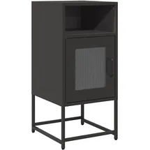 vidaXL Nachtschrank 36 x 39 x 78 cm Schwarz