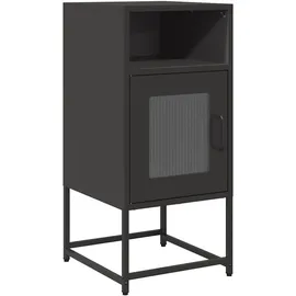 vidaXL Nachtschrank 36 x 39 x 78 cm Schwarz