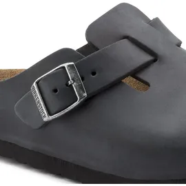 Birkenstock Boston Nubukleder geölt schwarz 41