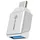 Alogic Ultra-Mini-USB-C auf USB-A Adapter silber