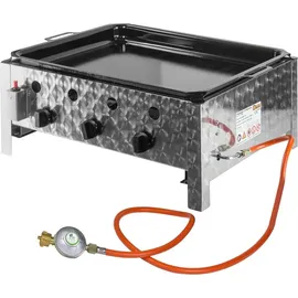 DEMA Gasbräter 3-flammig inkl. Stahlpfanne