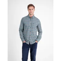 Lerros Flanell-Karohemd für Herren«, » Storm Blue - XL