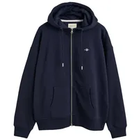 GANT Shield Zip Hoodie Blau M