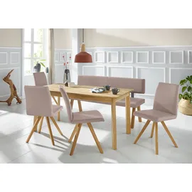 Home Affaire Bank Mobilar Rio« mit Rückenlehne und aus Massivholz