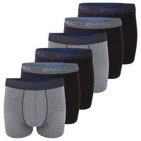 O'Neill Herren Boxershort Plain 6er Pack L