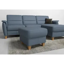 Home Affaire Polsterhocker Palmera 58 x 48 x 58 cm Blau/Grau