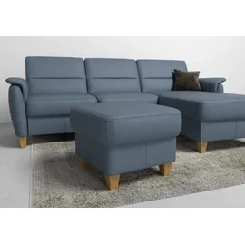 Home Affaire Polsterhocker Palmera 58 x 48 x 58 cm Blau/Grau