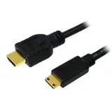 Logilink HDMI-Kabel HDMI-A Stecker/HDMI-Mini-C Stecker 200 m Schwarz