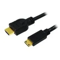 Logilink HDMI-Kabel HDMI-A Stecker/HDMI-Mini-C Stecker 200 m Schwarz