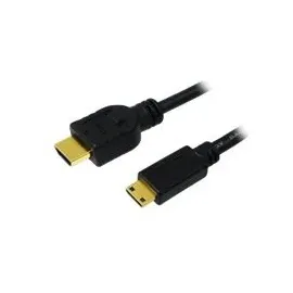 Logilink HDMI-Kabel HDMI-A Stecker/HDMI-Mini-C Stecker 200 m Schwarz