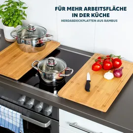 bremermann Herd-Abdeckplatte 2er Set Braun
