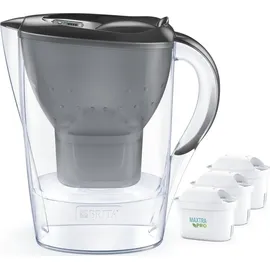 Brita Marella Blau + 3 Maxtra Pro Wasserfilter 2,4 l