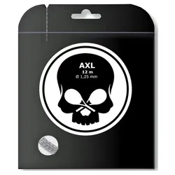 Tennissaite - BLACK SKULL - AXL- silver - 12 m