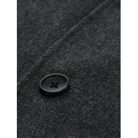 Tom Tailor Herren 2-in-1 Wollmantel mit Abnehmbarer Innenjacke