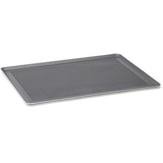 De Buyer - Backblech, mikroperforiert, antihaftbeschichtet, 40 x 30 cm, Grau
