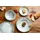 VAN WELL Korfu Pizzateller Ø 33 cm grau/grün 6er Set