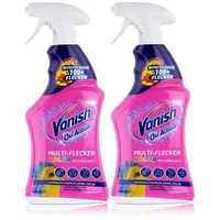 VANISH Vanish Oxi Action Multi-Flecken Color 750ml mit Farbschutz (2er Pack) Spezialwaschmittel