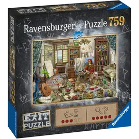 Ravensburger EXIT Puzzle Ravensburger Das Künstleratelier 759 Teile