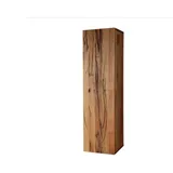 Massivmoebel24 Hängeschrank Wild-/Zerreiche 33 x 33 x 124 cm Natur Geölt