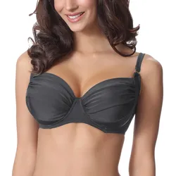 Damen Bikini Oberteil P614W - Graphite (9154) - 80C