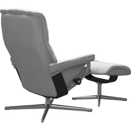 Stressless Mayfair mit Cross Base Rohleder 83 x 102 x 74 cm light grey q2 faron