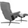 Stressless Mayfair mit Cross Base Rohleder 83 x 102 x 74 cm light grey q2 faron