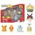 Pokémon Battle Figure 6er-Pack 5 cm Figuren Pawnii/Turtwig/Hoothoot/Torchic/Appletun/Squirtle