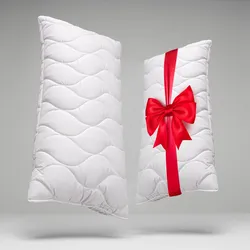 Microfaserkissen JOHN COTTON "2für1, Kopfkissen, ein Kissen gratis, 40x80 cm, 80x80cm", weiß, B:40cm H:15cm L:80cm, Obermaterial: 100% Polyester, Kopfkissen, ergonomisch, strapazierfähig, hochwertig, Kissen im Spar-Set