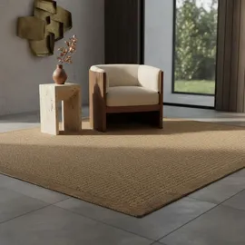 KADIMA DESIGN TEPPICH Outdoor DAFNE in Braun, einfarbig, 160 x 230 cm
