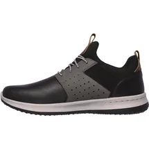 SKECHERS Delson Axton Herren Wide Schwarz/Grau 45