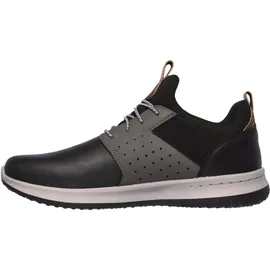 SKECHERS Delson Axton Herren Wide Schwarz/Grau 45